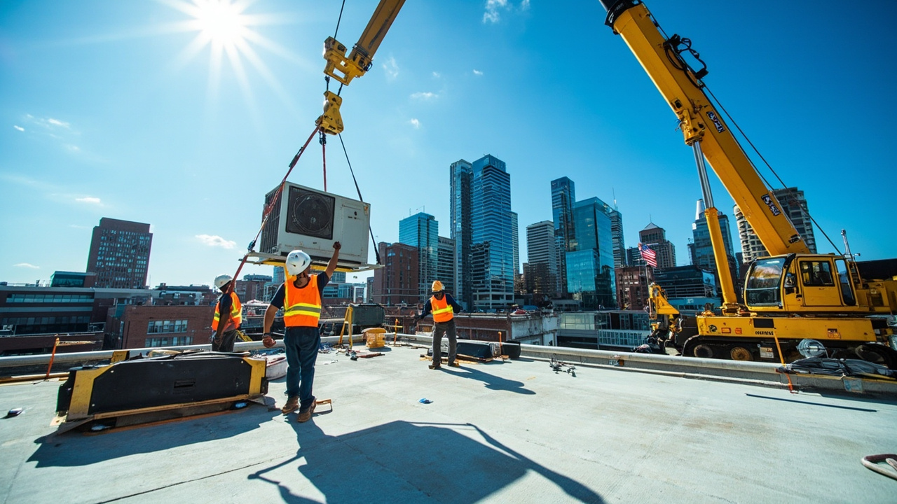 Commercial Rooftop Unit Installation in Boston – Minimal Downtime, Maximum Capacity