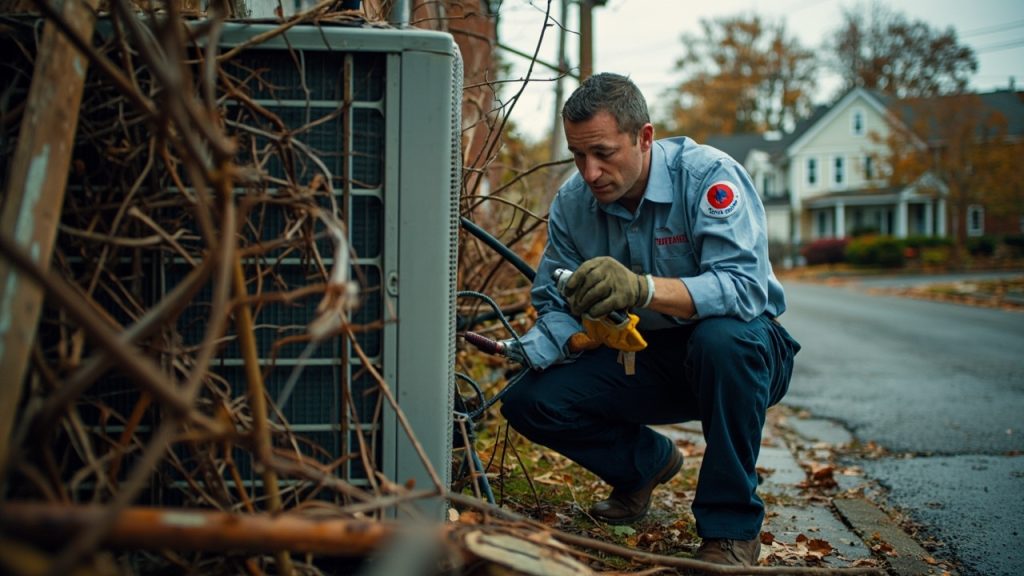Storm Damage HVAC Repair in Boston MA