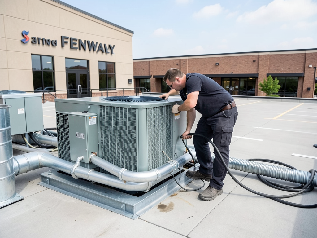 Commercial rooftop hvac repair and maintenance for