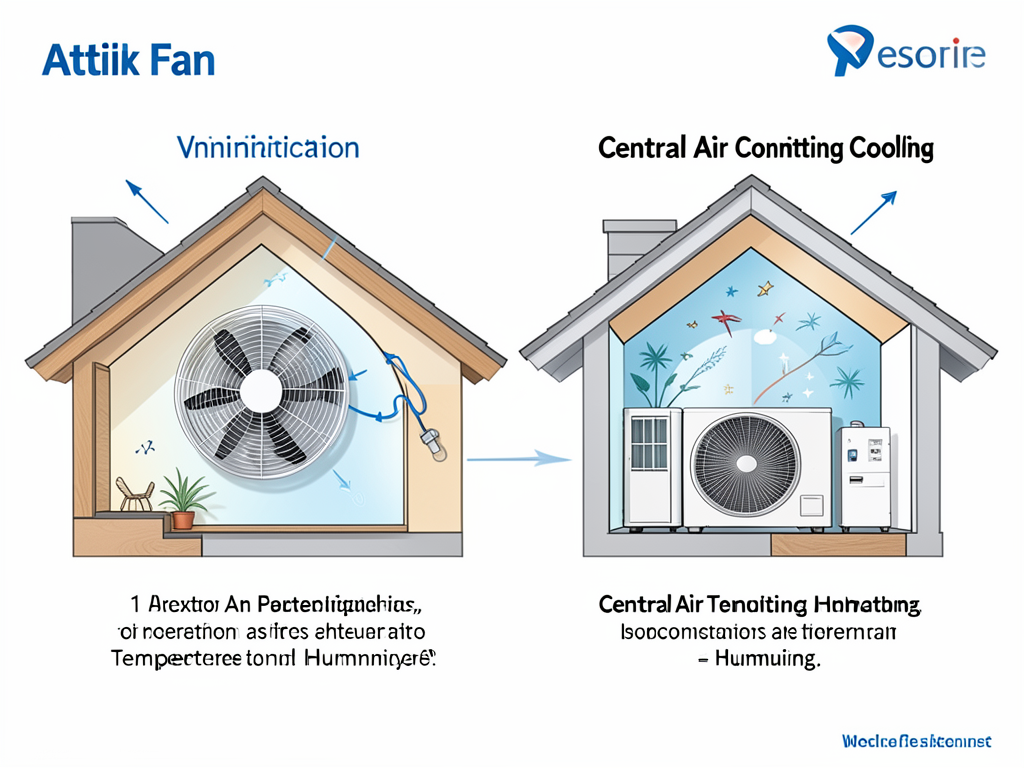 Is an Attic Fan Enough to Cool Your Arlington Home Without Installing Central Air?